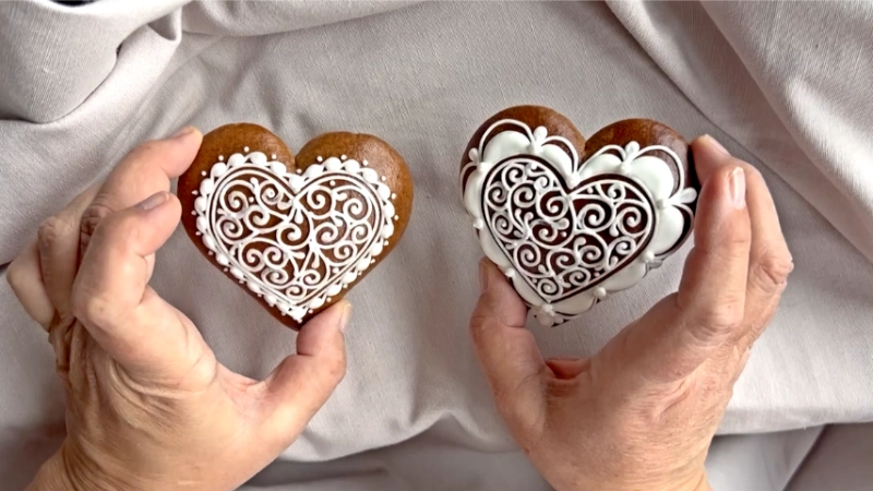 Traditional Czech spiral pattern